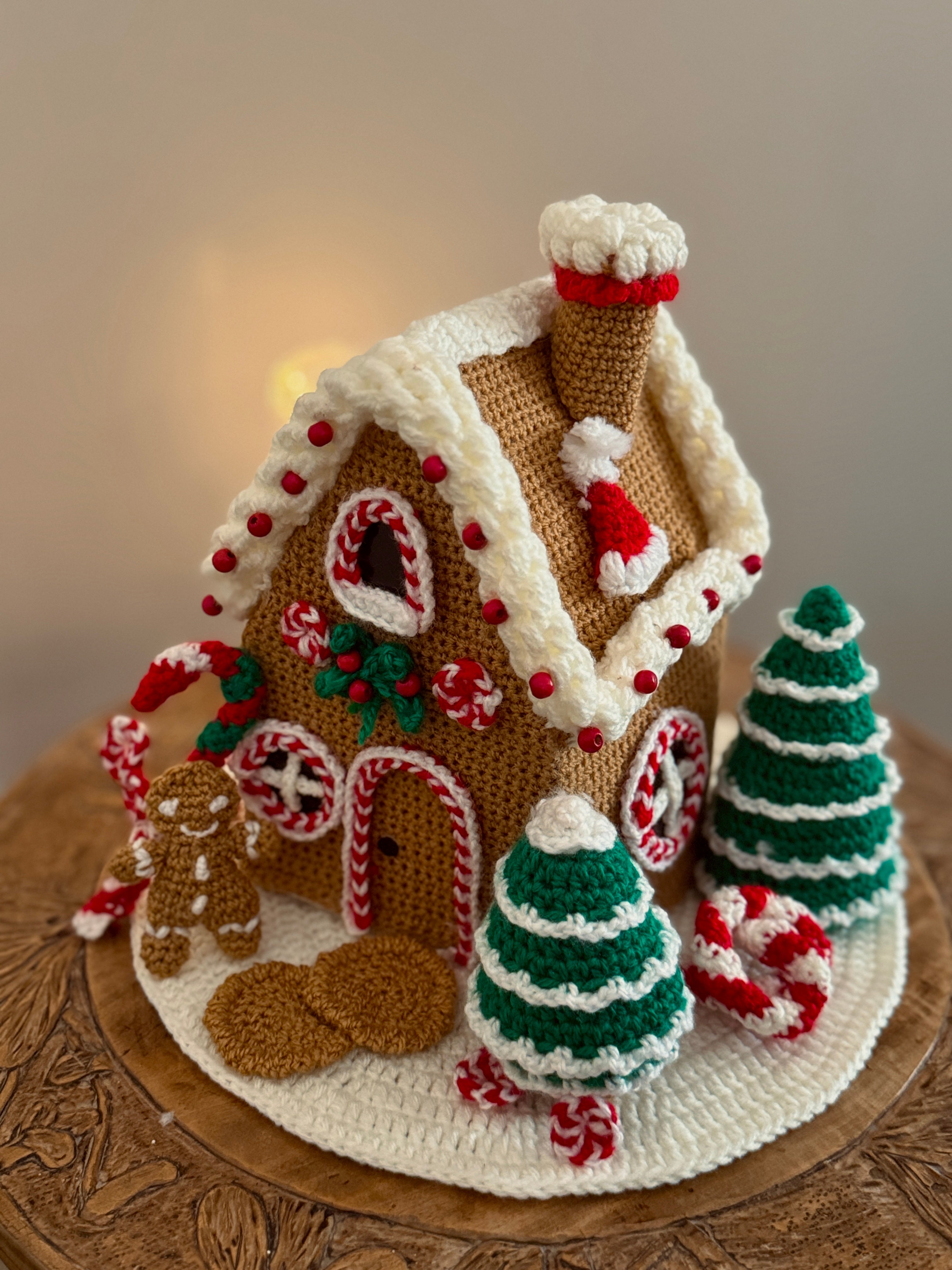 Modèle de crochet : Maison en pain d’épices de Noël
