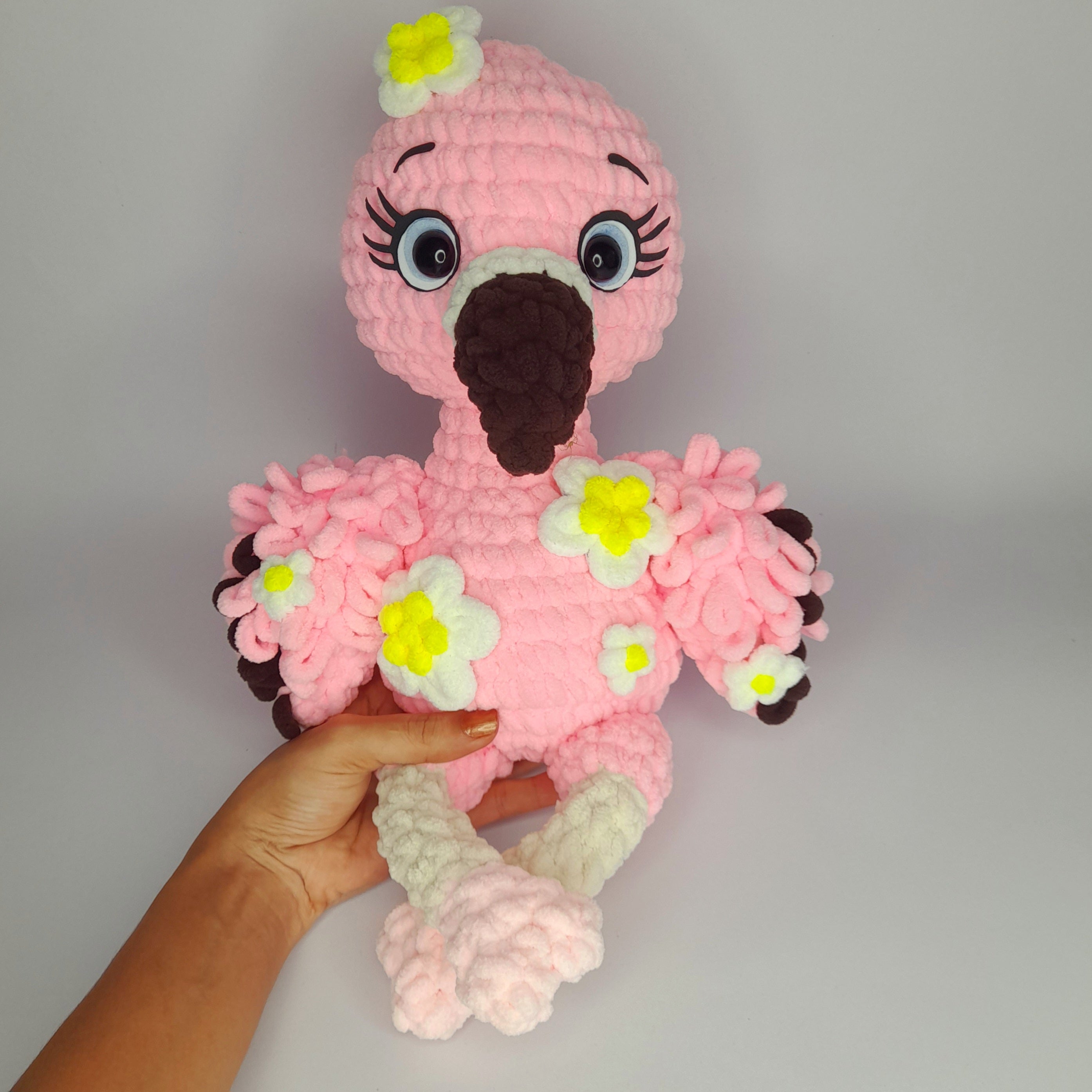 Flamant Rose - Modèle de crochet