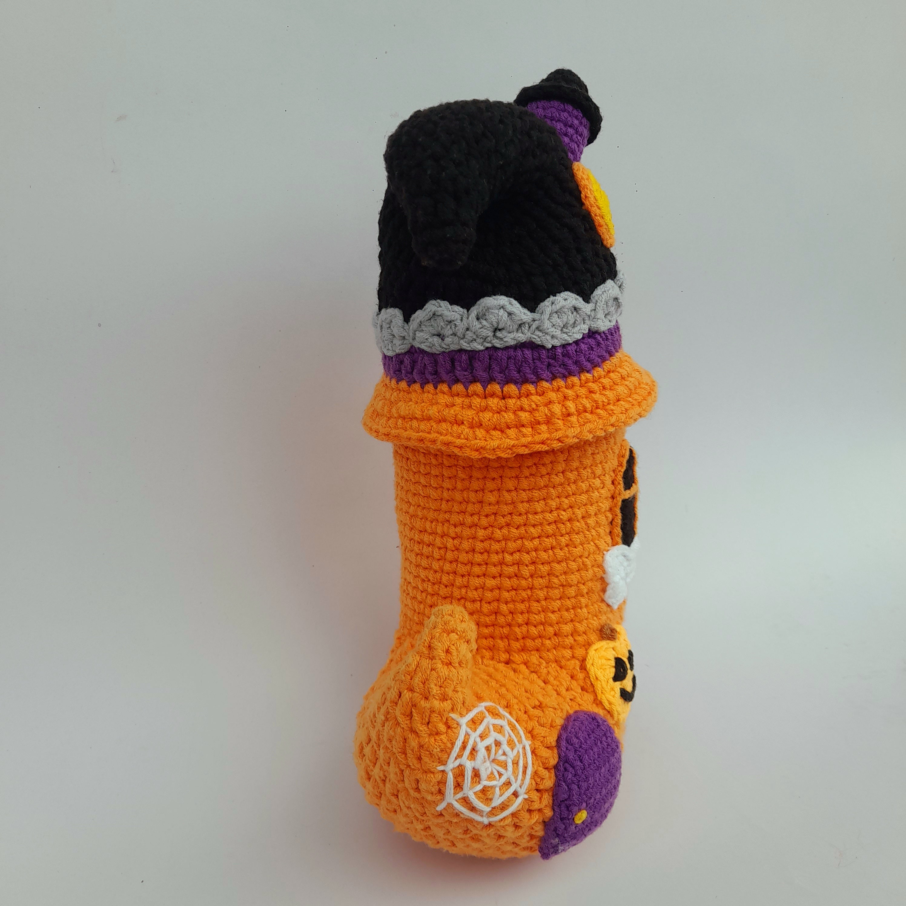 Maison-Botte de Sorcière d’Halloween - Modèle au crochet