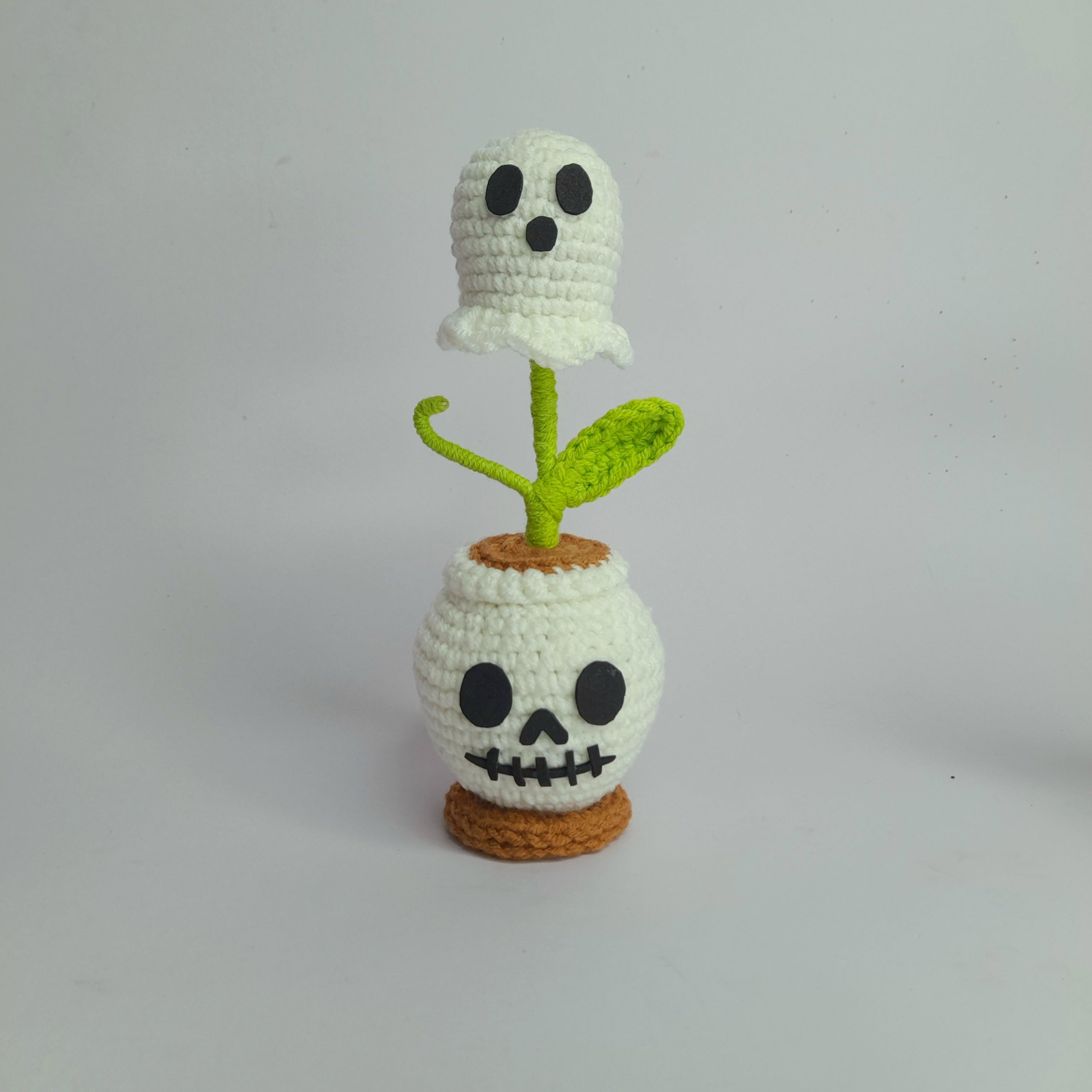 Ensemble de cache-pots crânes d’Halloween – Modèle de crochet