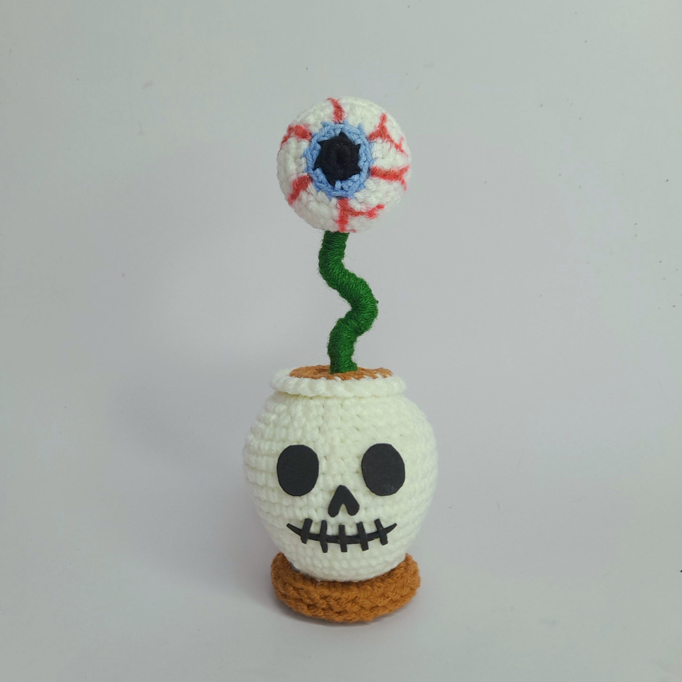 Ensemble de cache-pots crânes d’Halloween – Modèle de crochet
