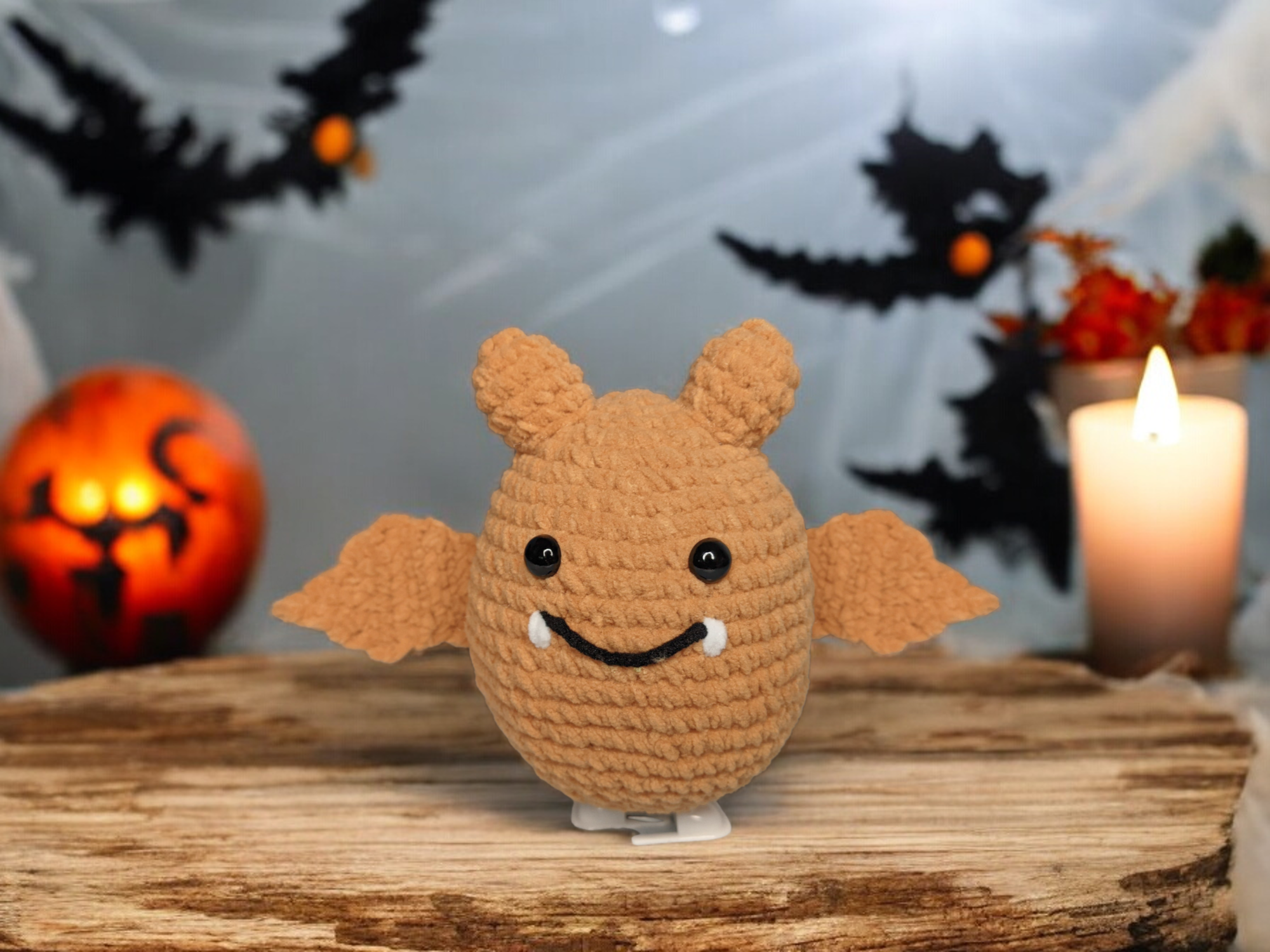 Modèles de Crochet des Créatures Halloween Marcheuses (4 en 1)