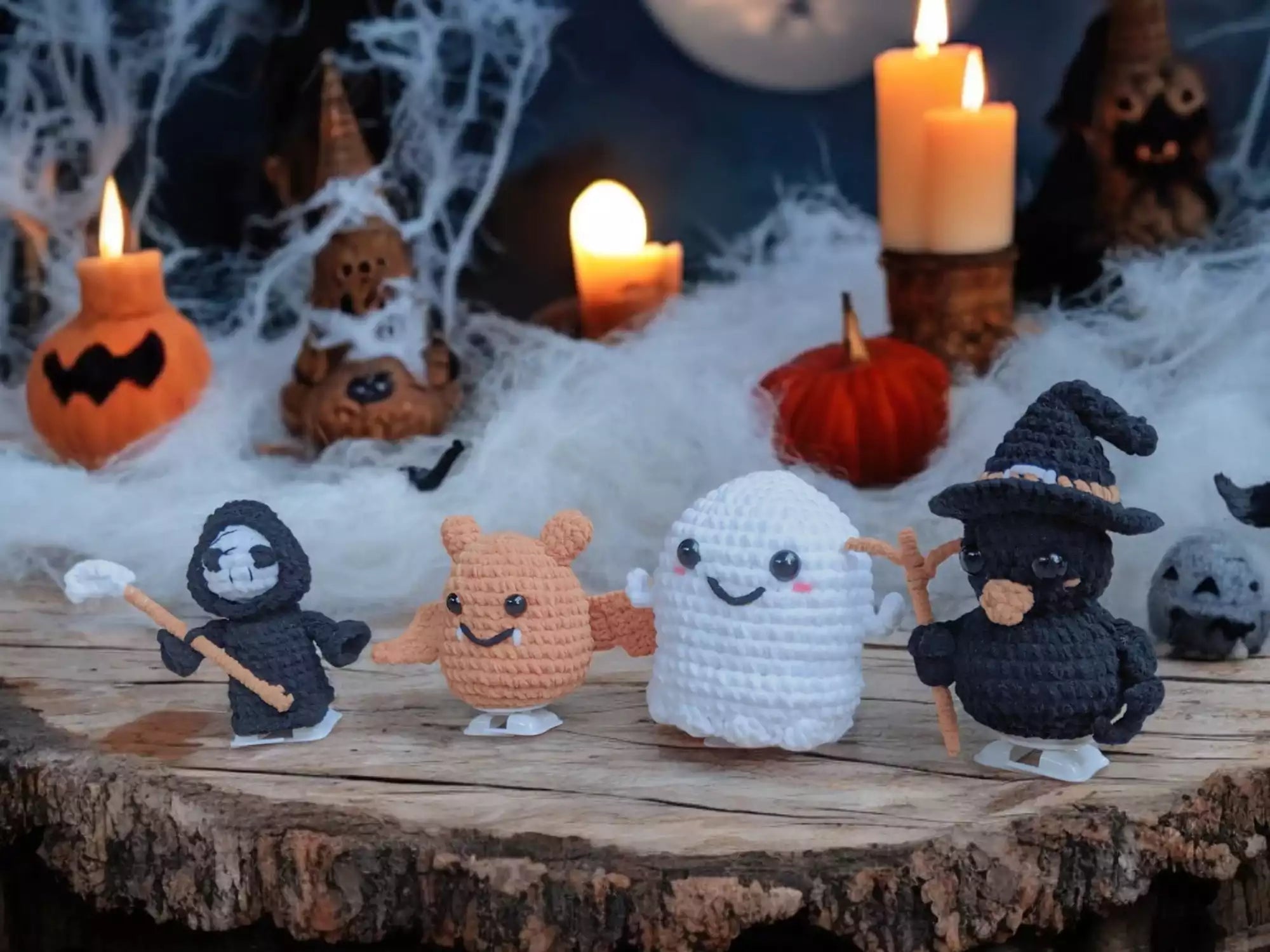 Lot de 25 modèles de crochet d’Halloween