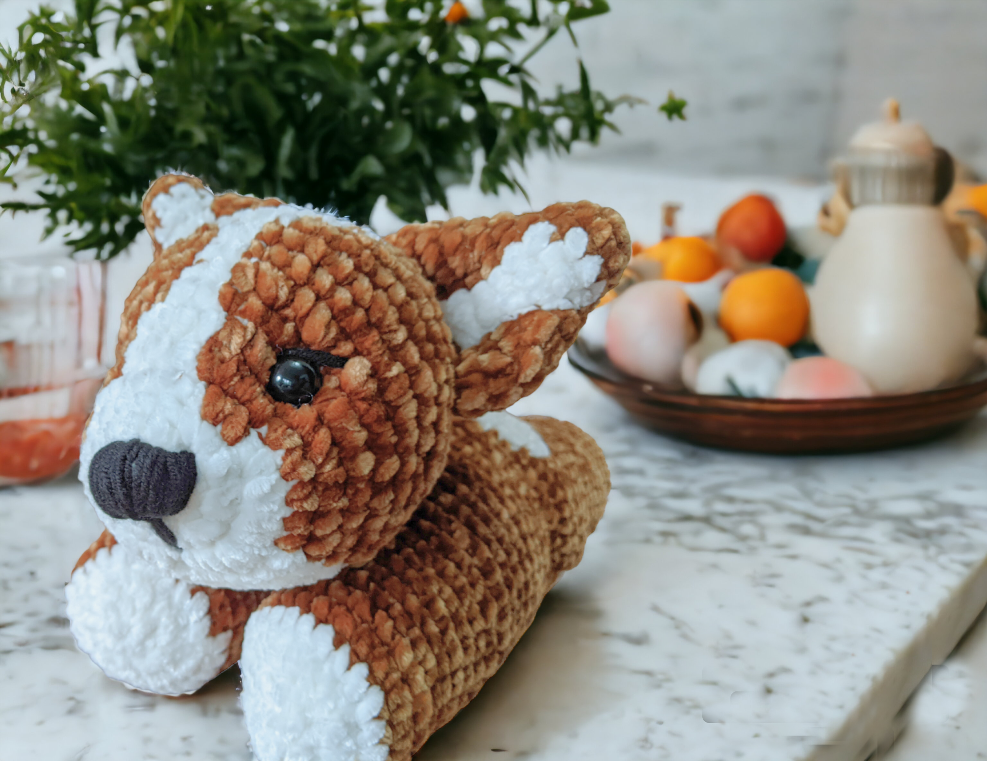 Modèle de Crochet Fluffy™ le Chien Mignon