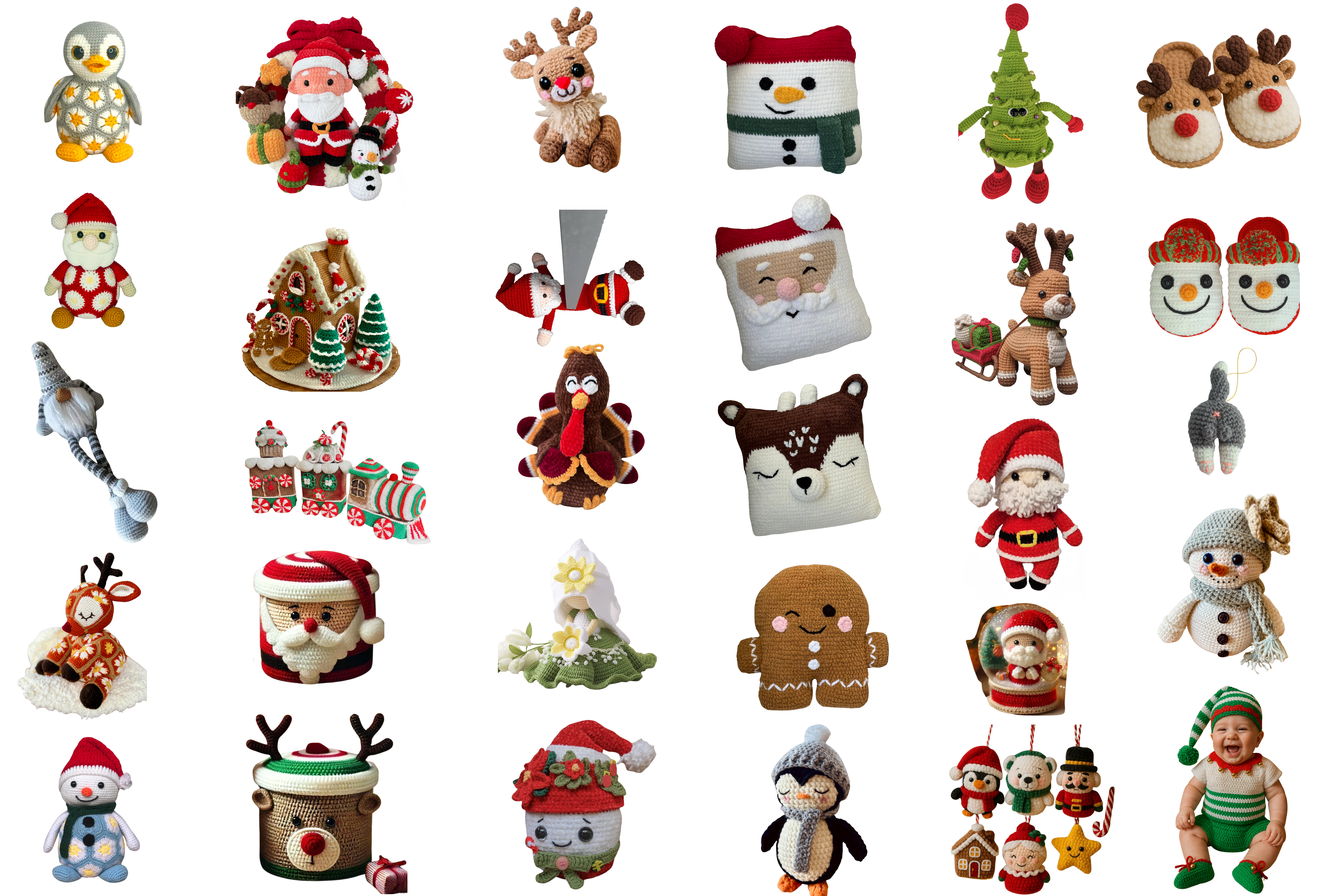 Lot de 35 Modèles de Crochet de Noël [ OFFRE DU BLACK FRIDAY ]