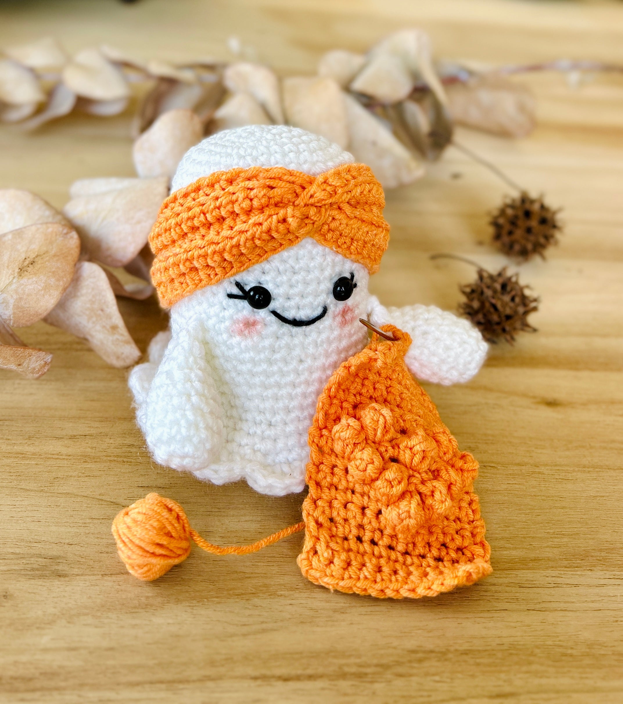 Modèle de crochet fantôme adorable pour Halloween