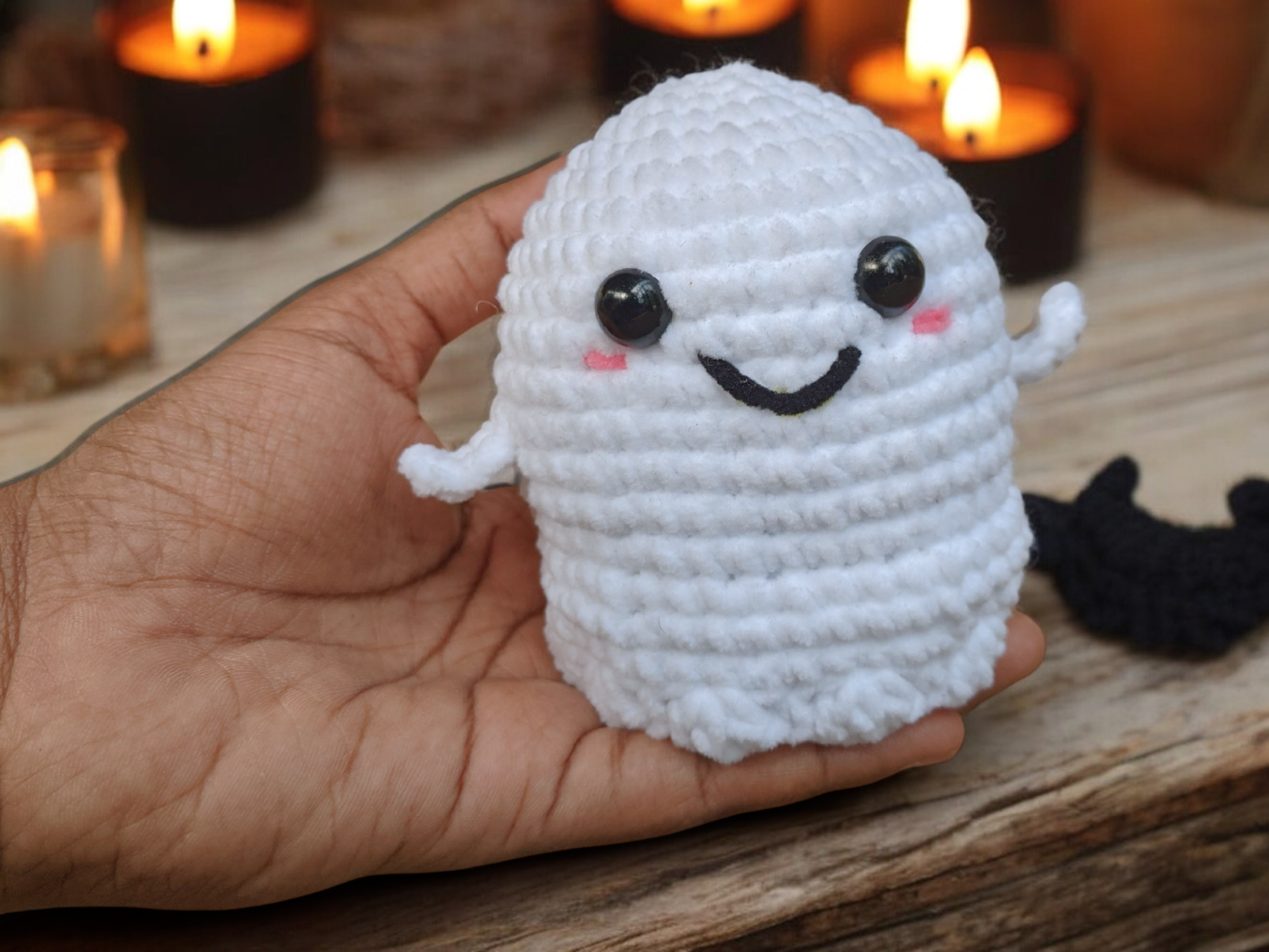 Modèle de Crochet Fantôme d'Halloween Marchant