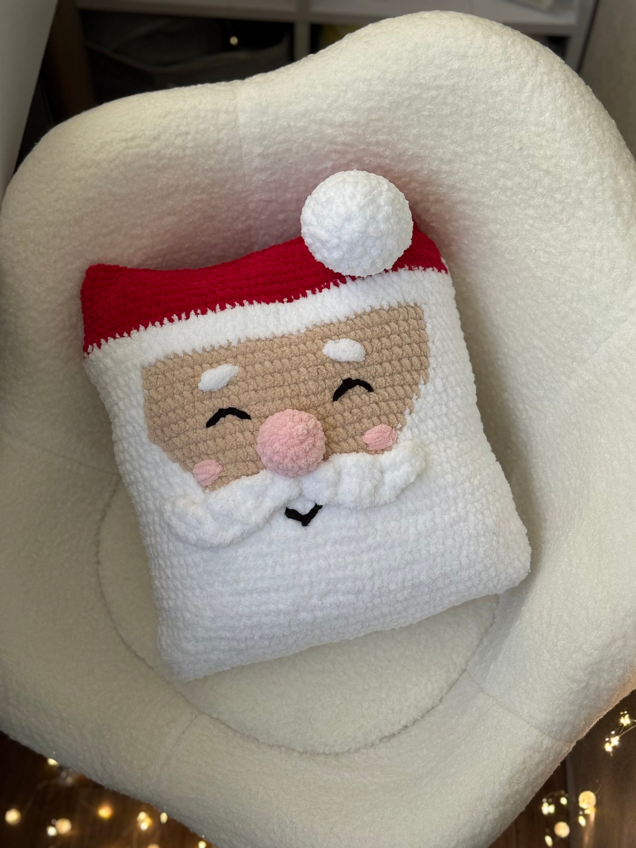 Noël Crochet motif oreiller STAY COSY Crochet coussin Bobble Noël Crochet motif oreiller STAY COSY Crochet coussin Bobble