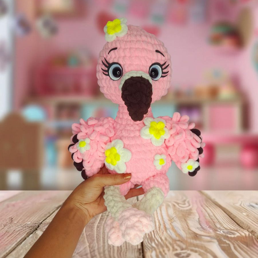 Flamant Rose - Modèle de crochet