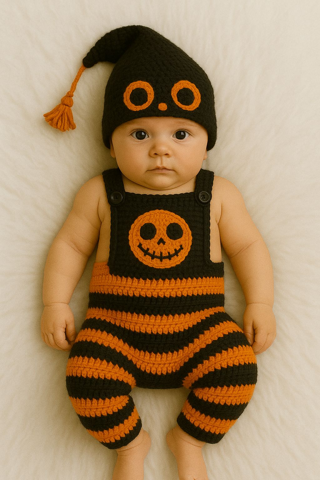 2 ensembles bébé Halloween — Modèles au crochet