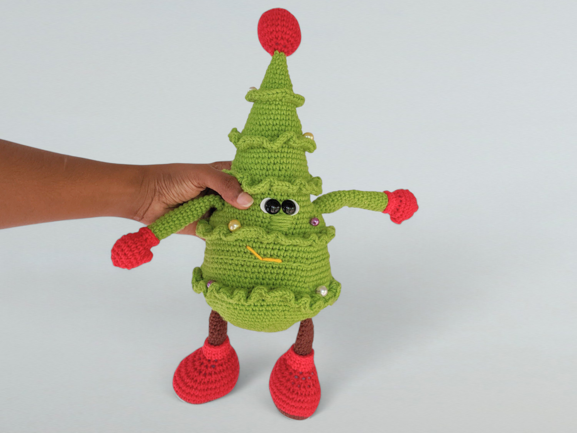 Modèle de Crochet du Jouet Sapin de Noël Extensible