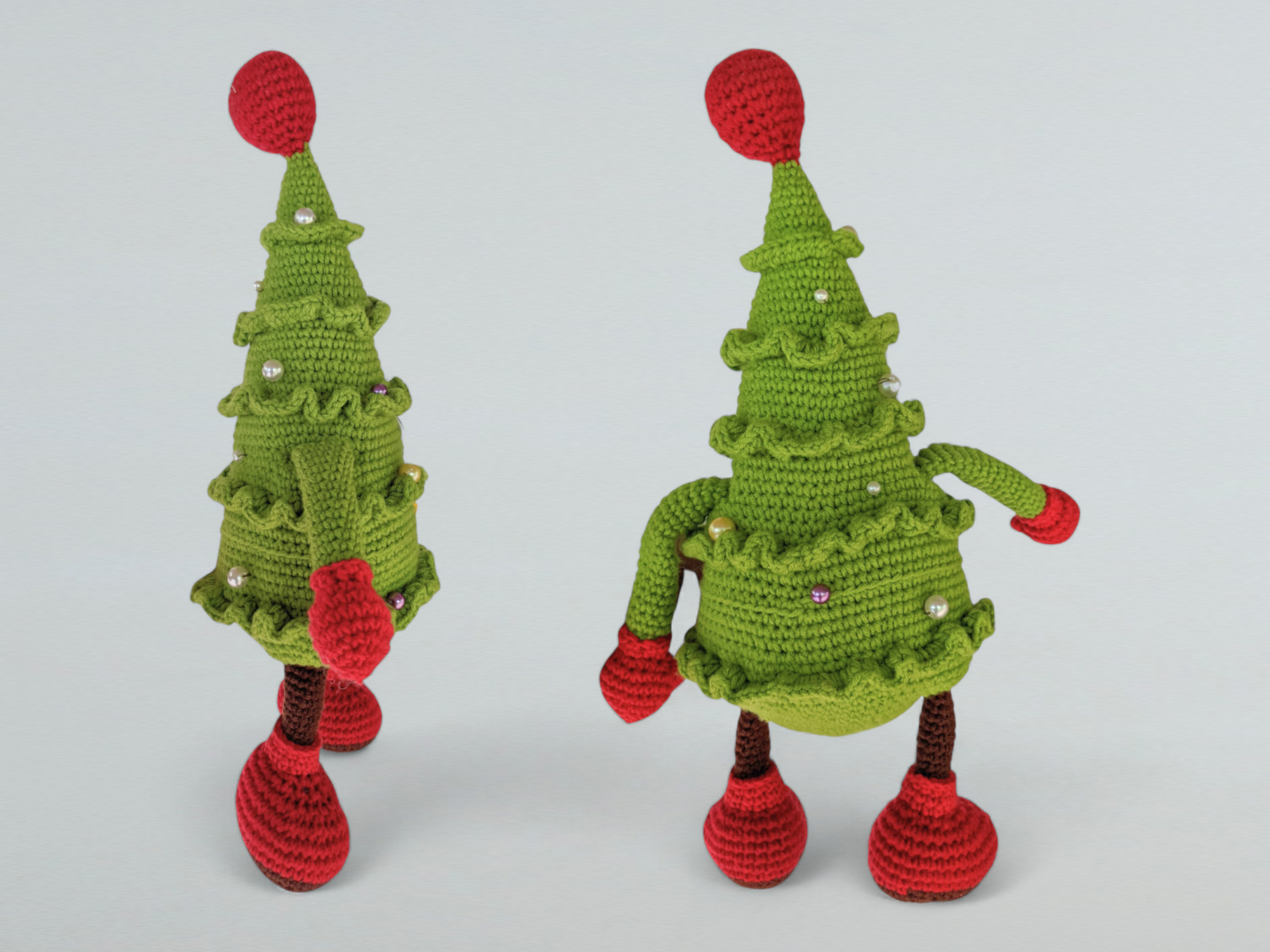 Modèle de Crochet du Jouet Sapin de Noël Extensible