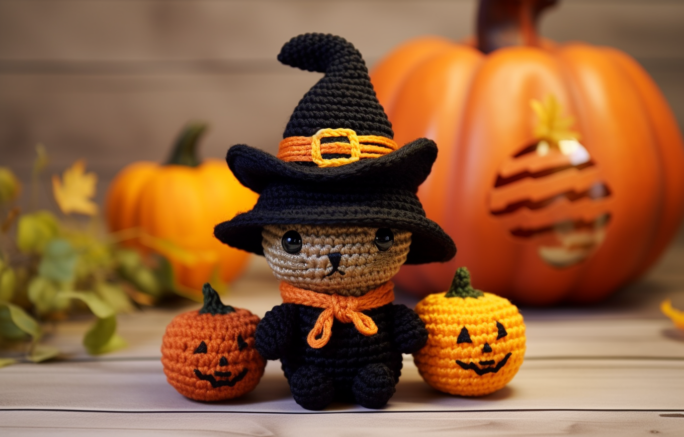Halloween Mignonne Sorcière Modèle de Crochet